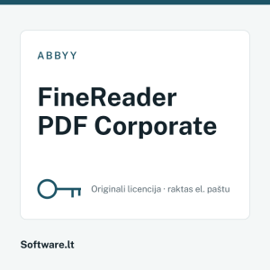 ABBYY FineReader PDF Corporate – licencija