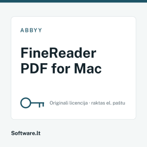 ABBYY FineReader PDF for Mac – licencija