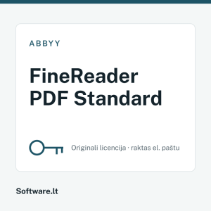 ABBYY FineReader PDF Standard – licencija