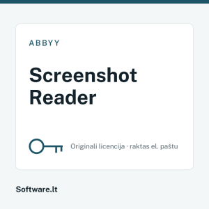 ABBYY Screenshot Reader — лицензия
