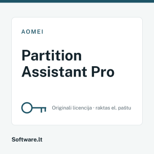 AOMEI Partition Assistant Pro – licencija