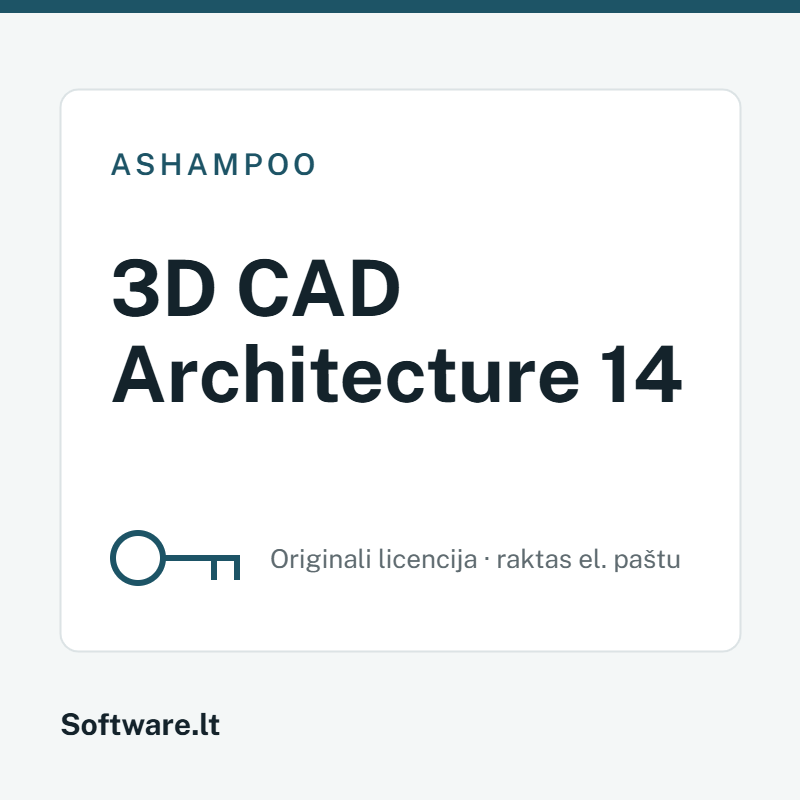 Ashampoo 3D CAD Architecture 14 licencija