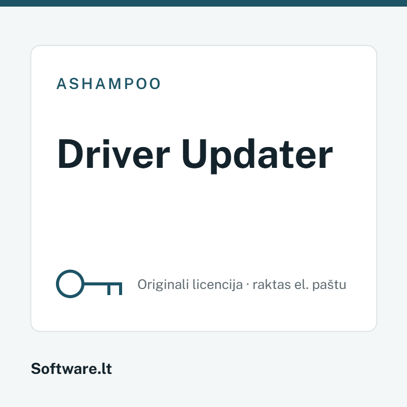 Ashampoo Driver Updater licencija