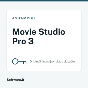 Ashampoo Movie Studio Pro 3 licencija