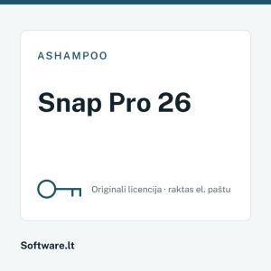Ashampoo Snap Pro 26 licencija