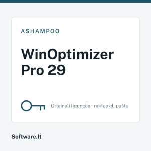 Ashampoo WinOptimizer Pro 29 – licencija