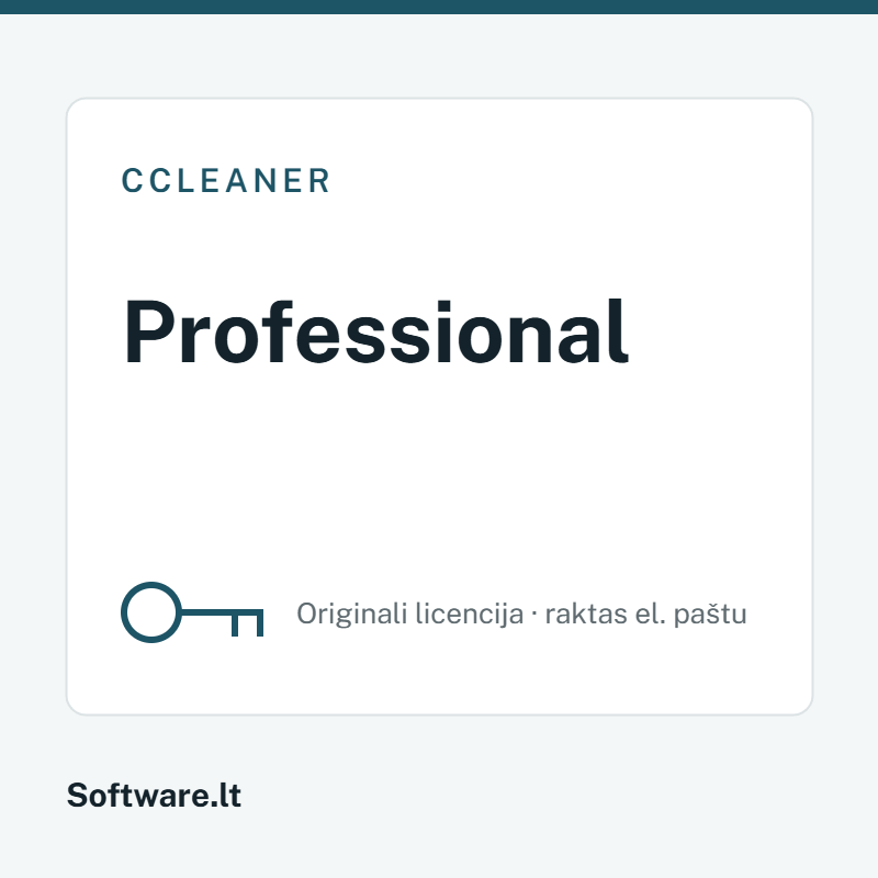 CCleaner Professional — лицензия