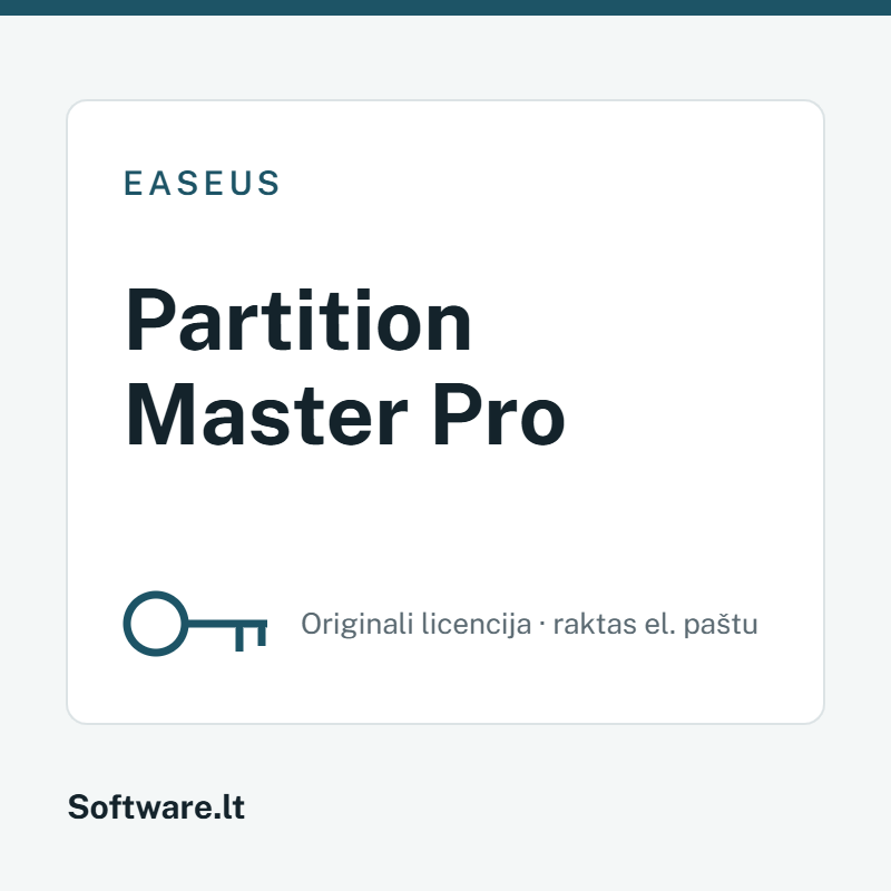 EaseUS Partition Master Pro – licencija
