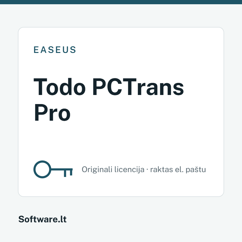 EaseUS Todo PCTrans Pro – licencija