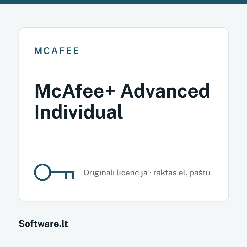 McAfee+ Advanced Individual — лицензия