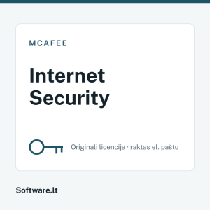McAfee Internet Security – licencija