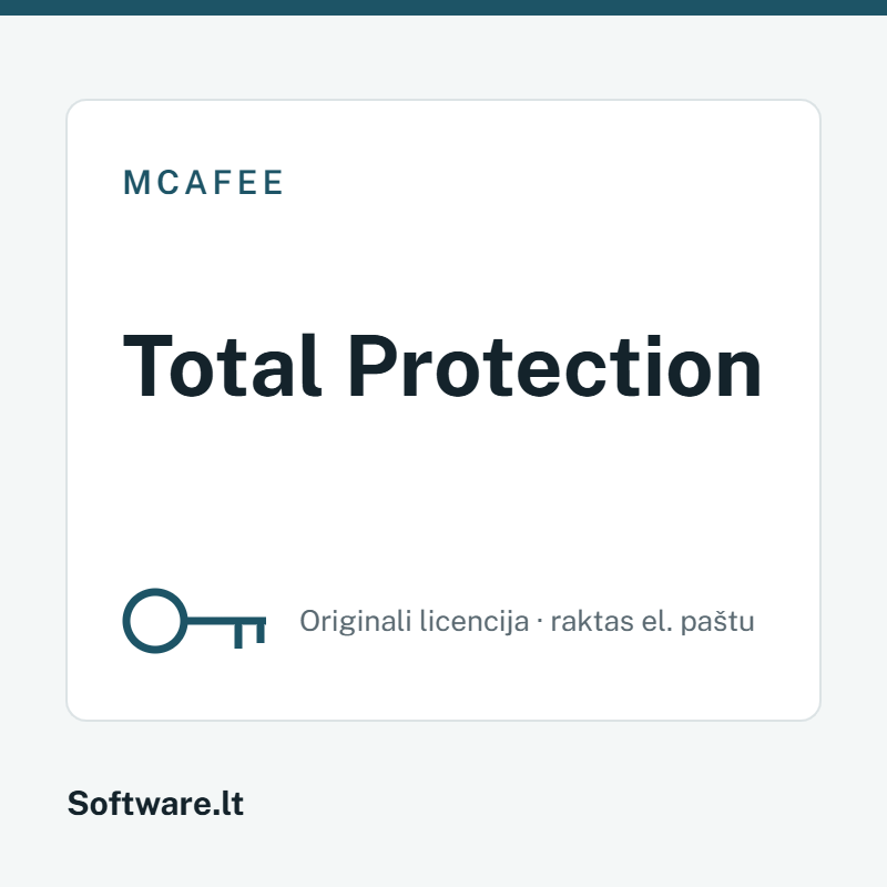 McAfee Total Protection – licencija