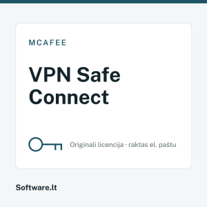 McAfee VPN Safe Connect licencija