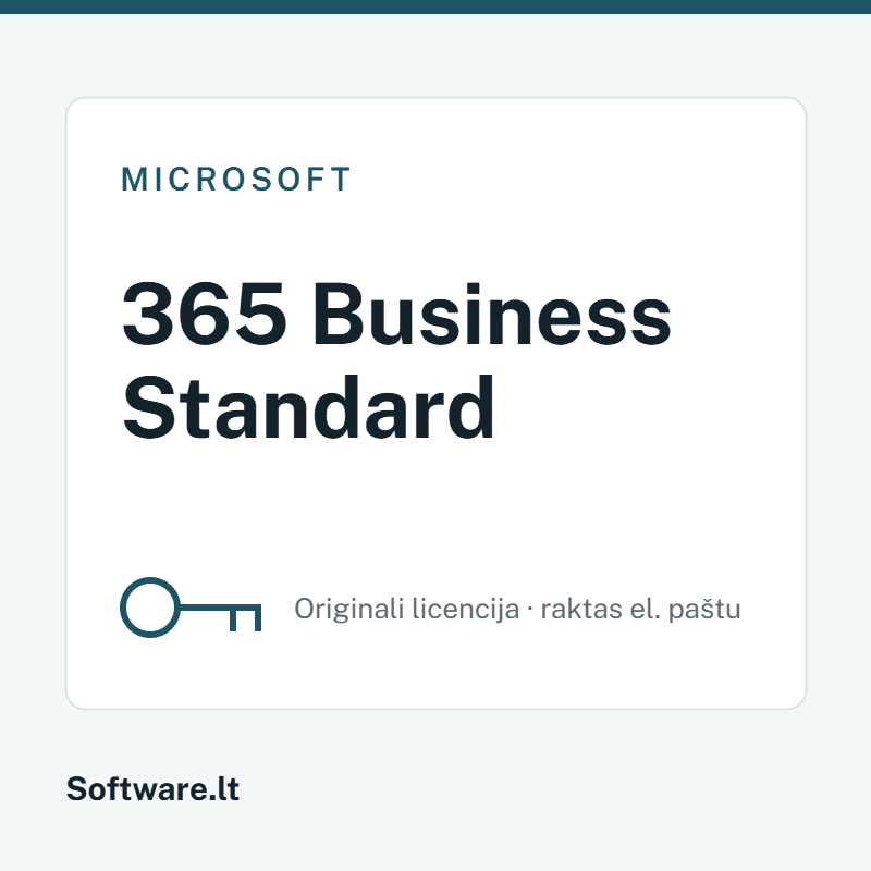 Microsoft 365 Business Standard licencija