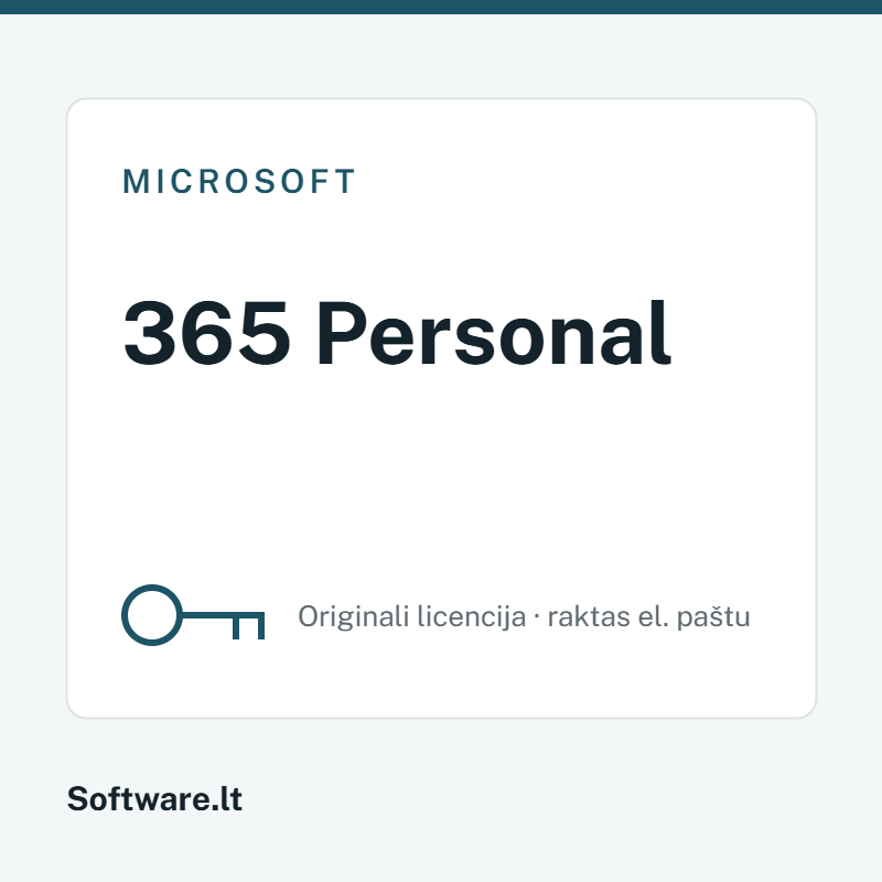 Microsoft 365 Personal — лицензия