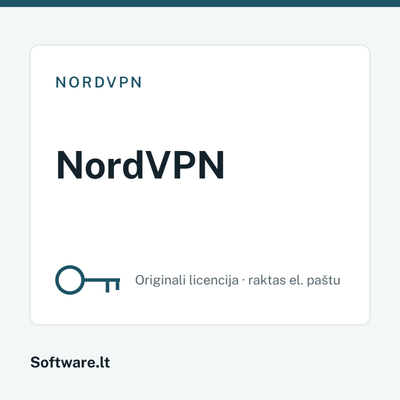 NordVPN – licencija