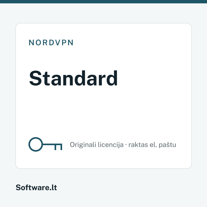 NordVPN Standard licencija