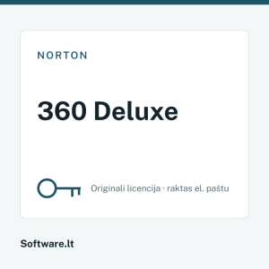 Norton 360 Deluxe – licencija
