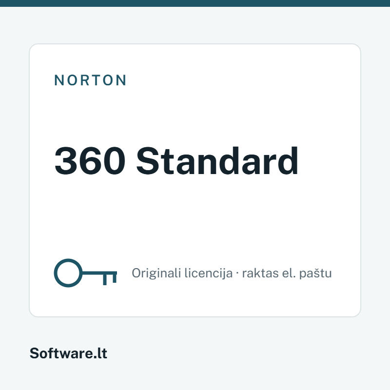 Norton 360 Standard — лицензия