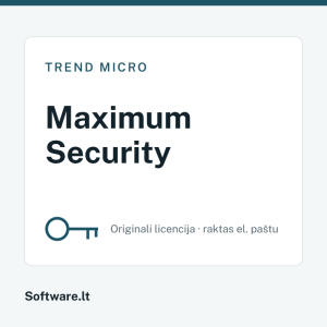 Trend Micro Maximum Security – licencija