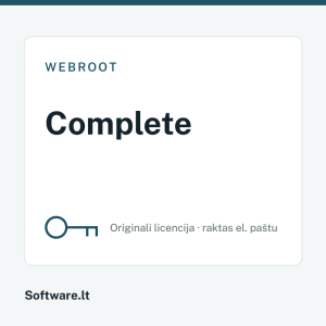 Webroot Complete — лицензия